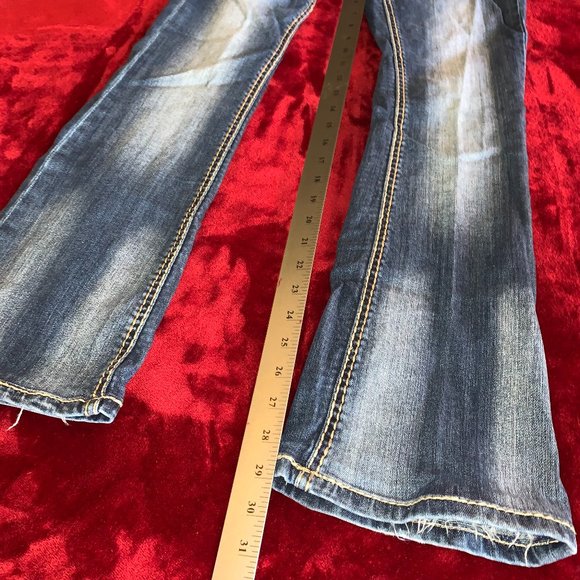 Size 1 CELLO Bootcut Jeans BLINGY - Picture 4 of 7
